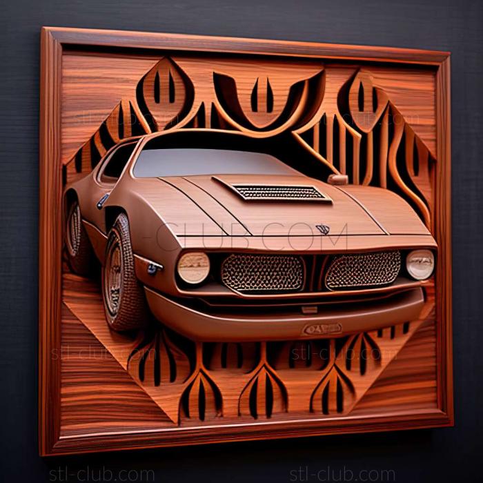 3D model Maserati Bora (STL)